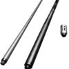 Black aluminium billiard cues