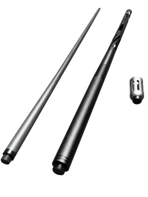 Black aluminium billiard cues