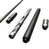 Silver aluminum pool cues