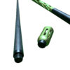 Olive green aluminum billiard cue