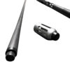 Black aluminium billiard cues
