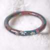 ​​"Indigo Frost · Lacquer Bangle​