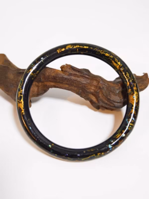 Black gold dragon scale bracelet