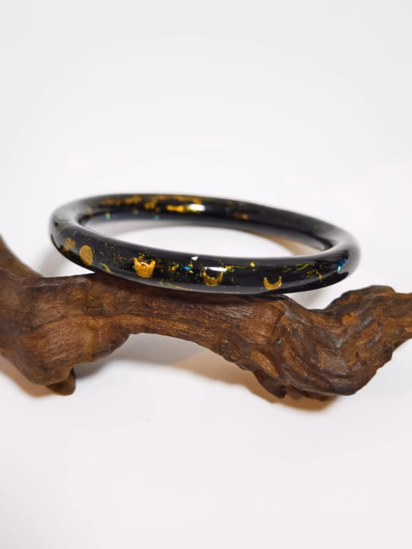 Black gold dragon scale bracelet